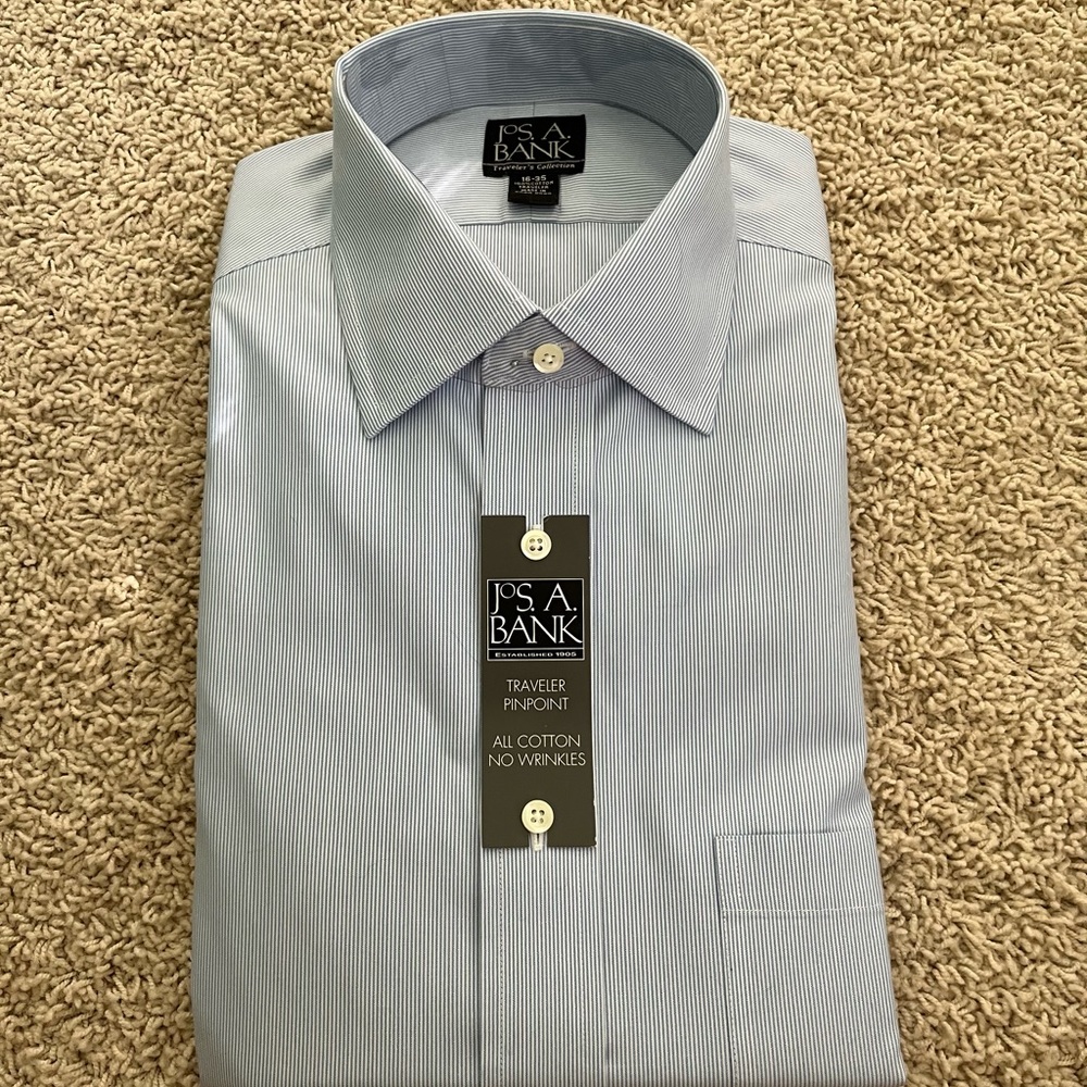 NWT pinstripe button down